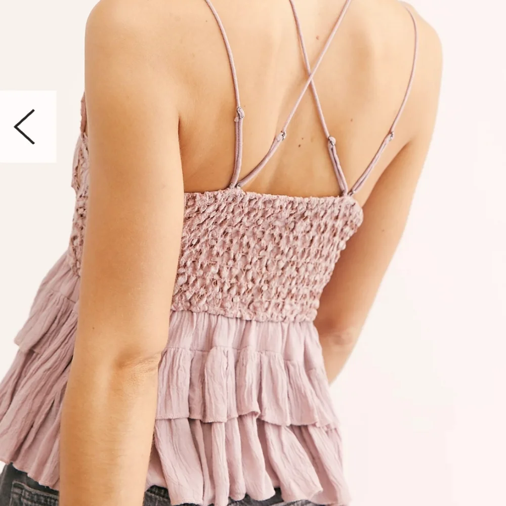 Free People NWT Adella Cami Dusty Mauve Lace Intimately - Sizes XS, M, L - Picture 3 of 5